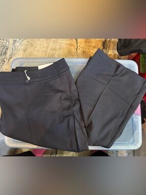 Lane Bryant 26/28 Short Classic Ponte Trouser in Navy Blue NWT